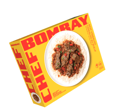 Beef Vindaloo product box.